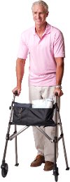 4300-BW Black Walnut EZ Fold-N-Go - Walker Collection-3