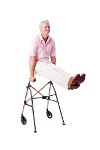 4300-BW Black Walnut EZ Fold-N-Go - Walker Collection-4
