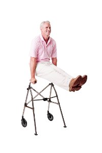 4300-CB Cobalt Blue EZ Fold-N-Go - Walker Collection-2