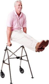 4300-RR Regal Rose EZ Fold-N-Go - Walker Collection-2