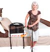 5850 Black Adjustable Mobility Rail - Rails Collection