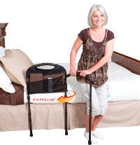 5850 Black Adjustable Mobility Rail - Rails Collection
