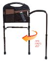 5850 Black Adjustable Mobility Rail - Rails Collection-2