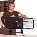 8000 Black EZ Adjust Bed Rail - Rails Collection