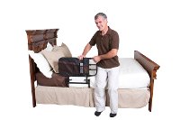 8000 Black EZ Adjust Bed Rail - Rails Collection-3