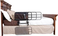 8000 Black EZ Adjust Bed Rail - Rails Collection-5