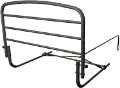 8050 Black Safety Bed Rail (30 Inch) - Rails Collection