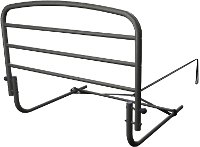 8050 Black Safety Bed Rail (30 Inch) - Rails Collection