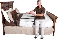 8050 Black Safety Bed Rail (30 Inch) - Rails Collection-4