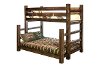 MWHCBBTFNSL Dark Brown Twin-over-Full Bunk Bed - Homestead