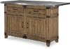 Metalworks Chic and Stainless Steel Kitchen Island