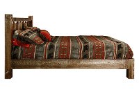 MWHCPBTSL Rustic Twin Platform Bed - Homestead