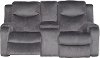 Dusk Gray Manual Reclining Loveseat - Marvel