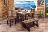 MWHCDT4PSSL Rustic Square Dining Table - Homestead -2