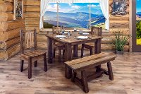 MWHCDT4PSSL Rustic Square Dining Table - Homestead -2