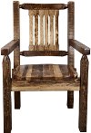 MWHCCASCNSL Rustic Captain's Dining Chair - Homestead