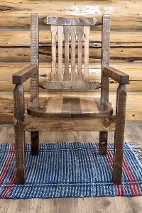 MWHCCASCNSL Rustic Captain's Dining Chair - Homestead-2