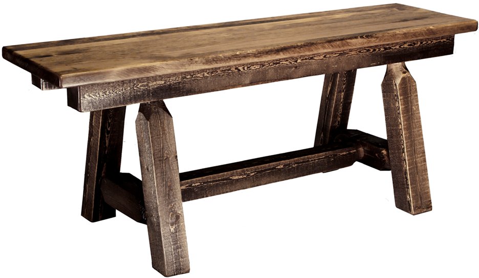 Homestead Plank Style Bench (45 Inch)-1