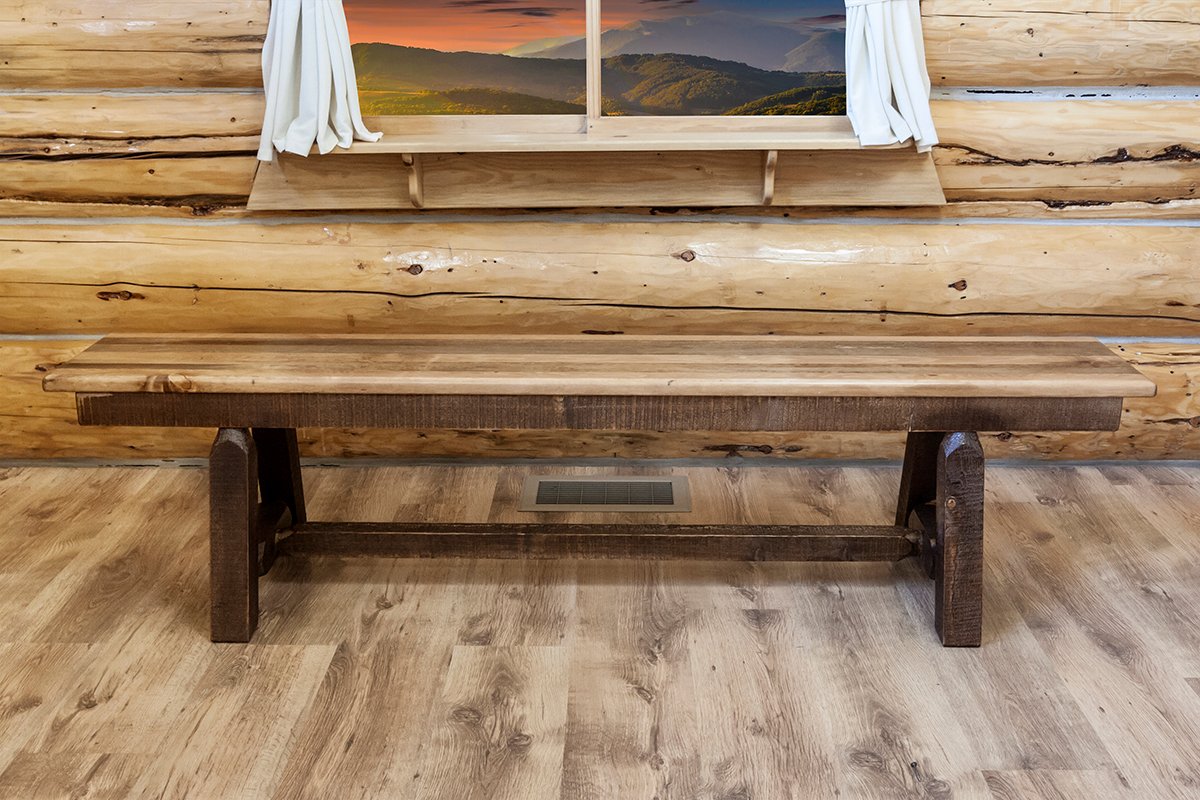 Homestead Plank Style Bench (6 Foot)-2