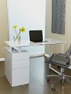 Home Office Desk with White Finish