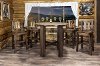 MWHCBTSL Rustic Dark Brown Pub Table - Homestead -2