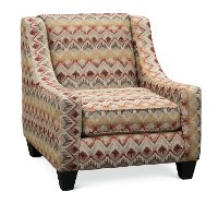 Loxley Southwest Upholstered Casual Accent Chair