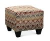 Loxley Southwest Upholstered Casual Accent Ottoman