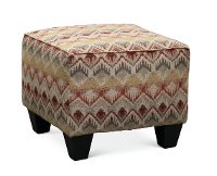 Loxley Southwest Upholstered Casual Accent Ottoman