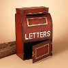 Metal Holiday Mailbox with Letter Compartment
