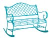 Turquoise Metal Rocker