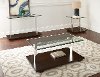 Contemporary Glass Top End Table - Kessy-2