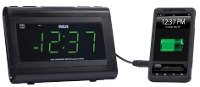 RC142Z RCA Dual Wake Clock Radio with USB Charging-4