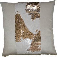 Ivory 24 Inch Mermaid Throw Pillow