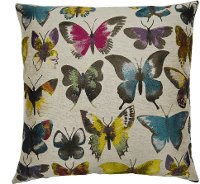 Multi-Color Paila-Orchid Throw Pillow