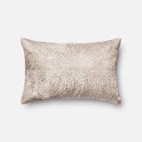 Solid Beige Textured Throw Pillow