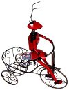 Ant On Bicycle With Planter