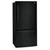 LDCS24223B LG Wide Bottom Freezer Refrigerator - 33 Inch Black