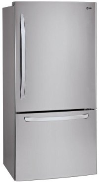 LDCS24223S LG 24.1 cu. ft. Bottom Freezer Refrigerator - 33 Inch Stainless Steel-2