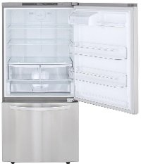 LDCS24223S LG 24.1 cu. ft. Bottom Freezer Refrigerator - 33 Inch Stainless Steel-4