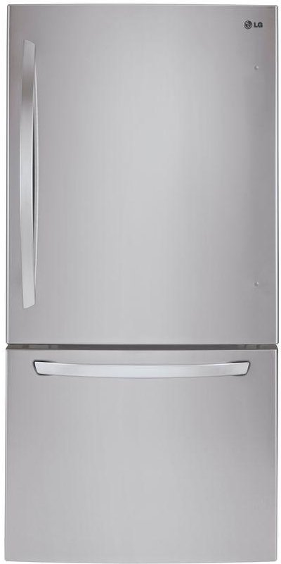 LDCS24223S LG Wide Bottom Freezer Refrigerator - 33 Inch Stainless Steel