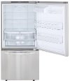LDCS24223S LG Wide Bottom Freezer Refrigerator - 33 Inch Stainless Steel-4