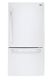 LDCS24223W LG 24.1 cu. ft. Bottom Freezer Refrigerator - 33 Inch White-2