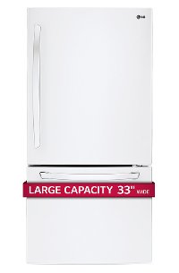 LDCS24223W LG 24.1 cu. ft. Bottom Freezer Refrigerator - 33 Inch White-5
