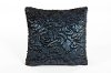 Blue Veda Rose 18 Inch Throw Pillow