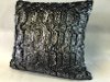 Silver Leaf 18 Inch Throw Pillow