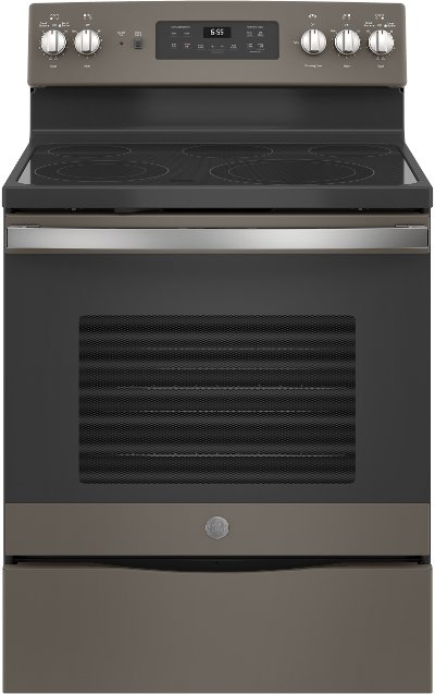 JB655EKES GE Electric Range with Fifth Element Warming Zone - 5.3 cu. ft. Slate