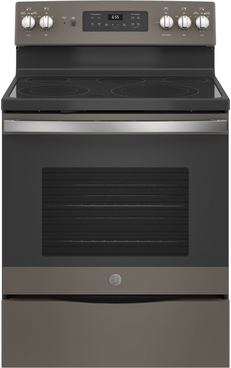 Ge Electric Range With Fifth Element Warming Zone 5 3 Cu Ft