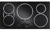 ZHU36RDJBB Monogram 36 Inch Induction Cooktop - Black