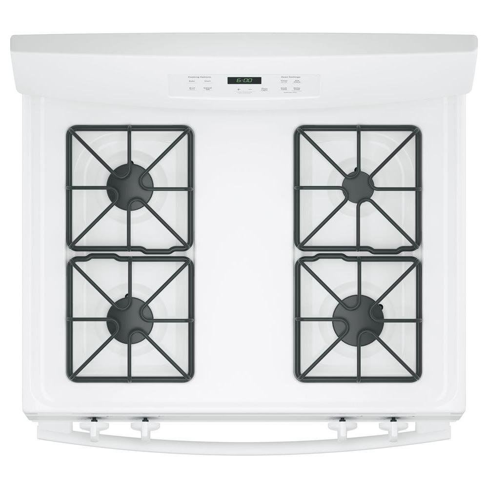 JGBS60DEKWW GE Gas Range - 4.8 cu. ft. White-2