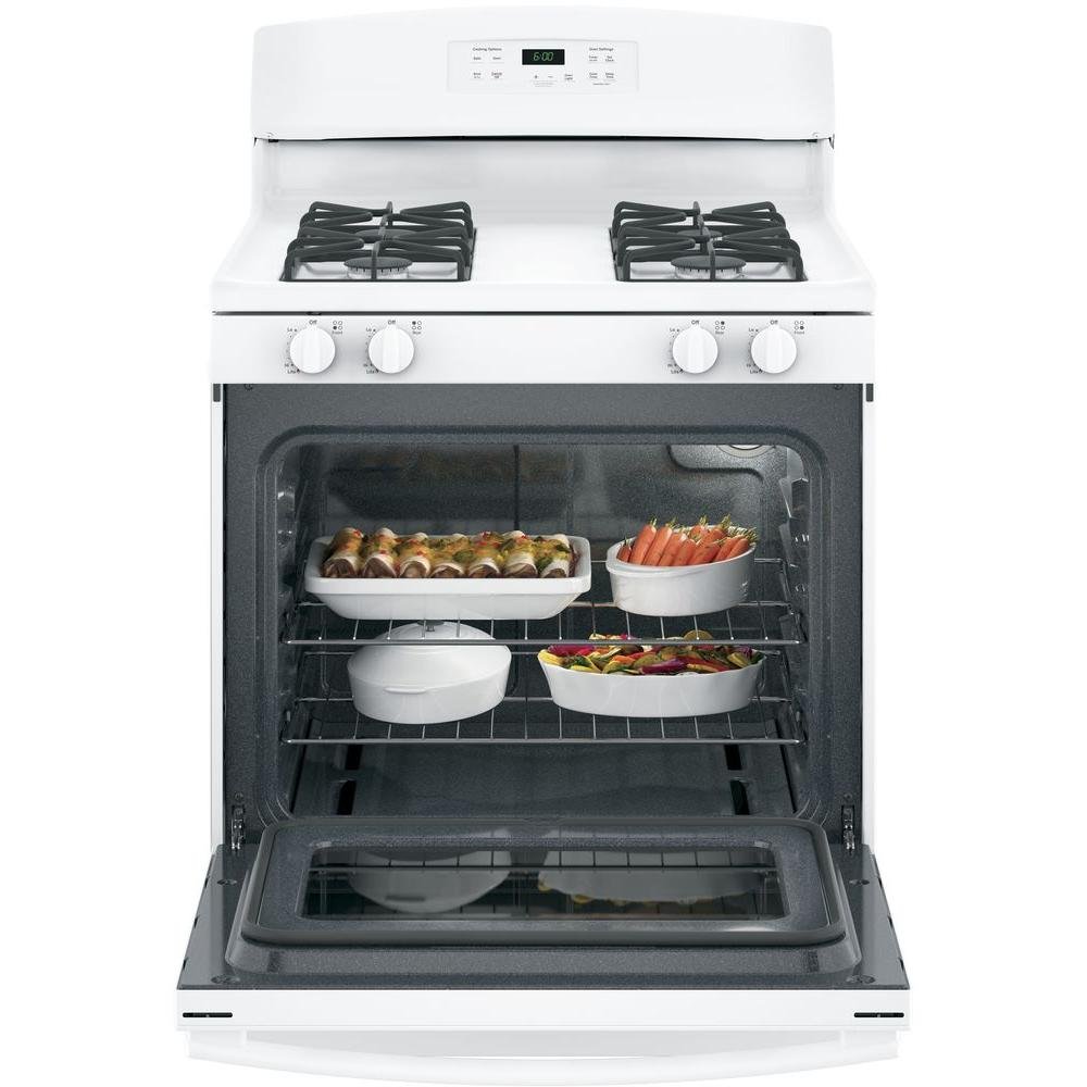 JGBS60DEKWW GE Gas Range - 4.8 cu. ft. White-4